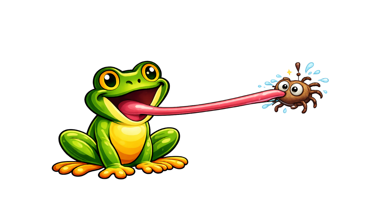 frog and tick